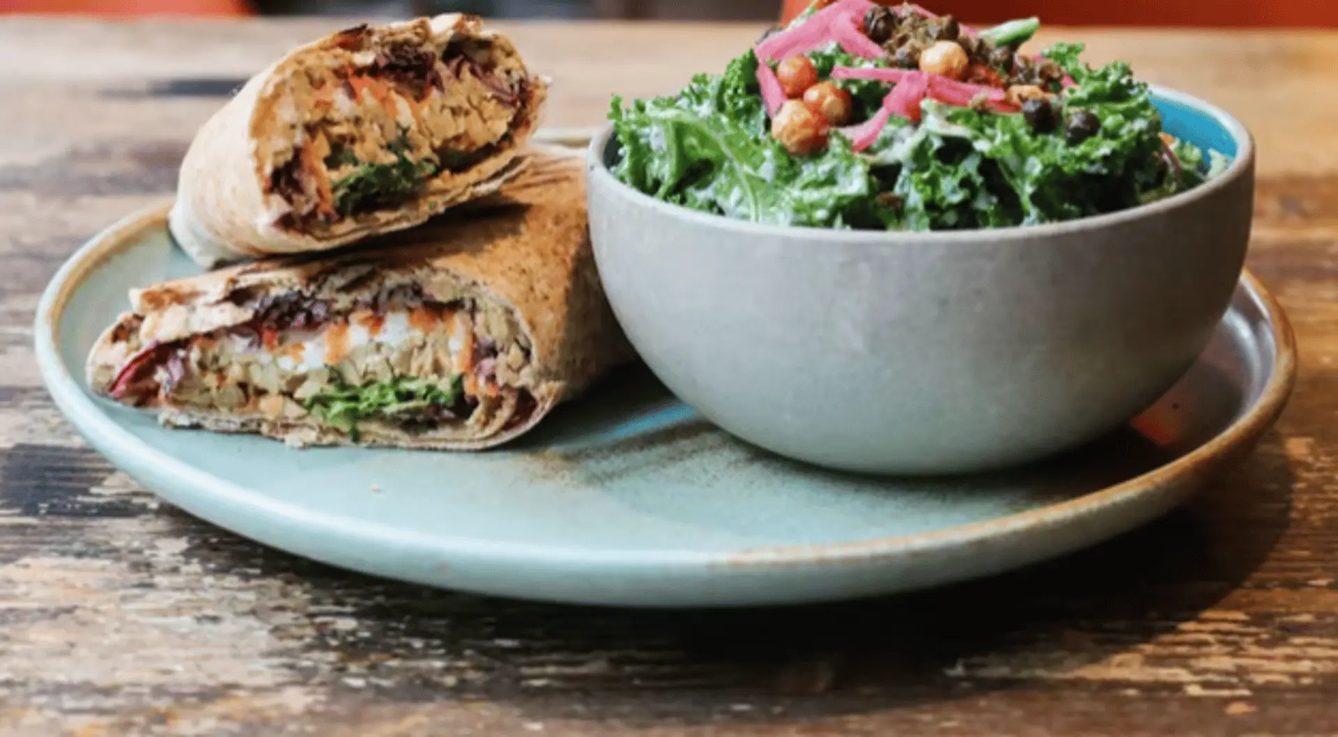 Shawarma Wraps - Middle Eastern-inspired wrap at The Coup Calgary